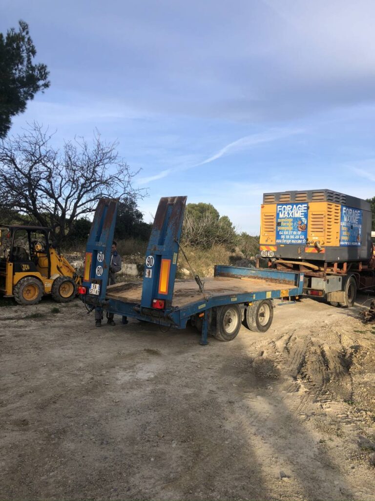 forage maxime - engins de chantier